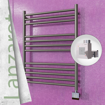 Radiva - Lanzarote Sèche Serviettes Electrique 600x800 Finition peinture satiné Ktx1 200 Watt