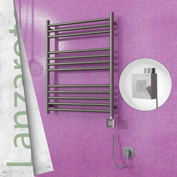 Radiva - Lanzarote Sèche Serviettes Electrique 600x800 Finition peinture satiné Ktx1 200 Watt Câble en spirale