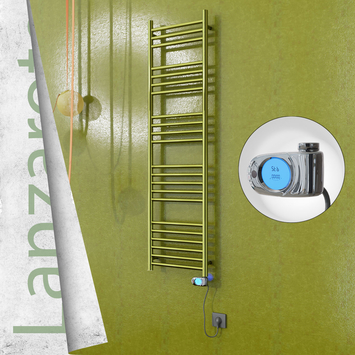 Radiva - Lanzarote Elektrikli Paslanmaz Çelik Havlupan 400x1500 Altın (Musa Termostat) 300W