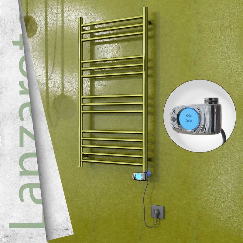 LANZAROTE Elektrikli Paslanmaz Çelik Havlupan 500x1000 Altın (Musa Termostat) 200W LANZAROTE Elektrikli Paslanmaz Çelik Havlupan 500x1000 Altın (Musa Termostat) 200W