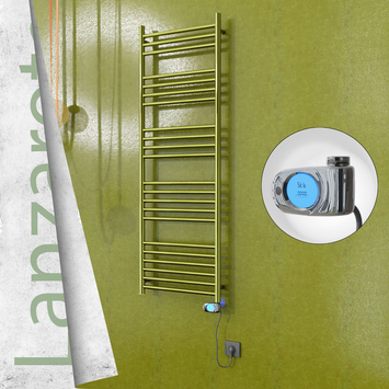 Radiva - Lanzarote Elektrikli Paslanmaz Çelik Havlupan 500x1500 Altın (Musa Termostat) 300W