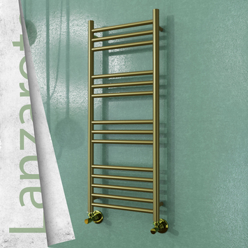 Radiva - LANZAROTE Paslanmaz Çelik Havlupan 400x1000 Satine Altın