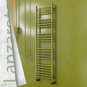 Radiva - Lanzarote Sèche Serviettes Décoratif 400x1500 (Acier Inoxydable) Or