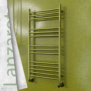 Radiva - Lanzarote Sèche Serviettes Décoratif 500x1000 (Acier Inoxydable) Or