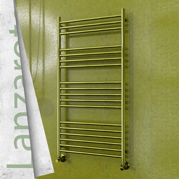 Radiva - Lanzarote Sèche Serviettes Décoratif 600x1200 (Acier Inoxydable) Or