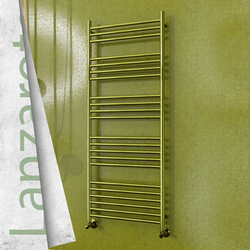 Radiva - Lanzarote Sèche Serviettes Décoratif 600x1500 (Acier Inoxydable) Or