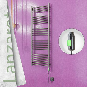 Radiva - Lanzarote Sèche Serviettes Electrique 500x1500 Finition peinture satiné (On/Off) 300 W