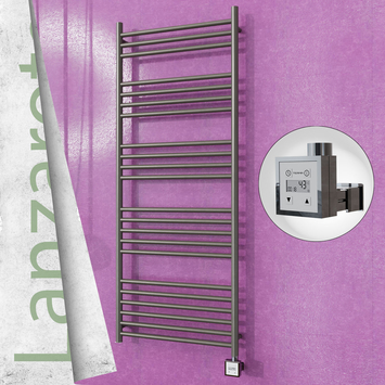 Radiva - Lanzarote Sèche Serviettes Electrique 600x1500 Finition peinture satiné Ktx3 600 Watt