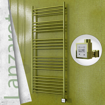 Radiva - Lanzarote Sèche Serviettes Electrique 600x1500 Or Ktx3 600 Watt