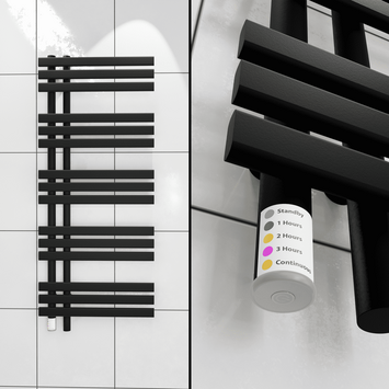  - LOIRE Kuru Elektrikli Havlupan 500x1200 Siyah 450W