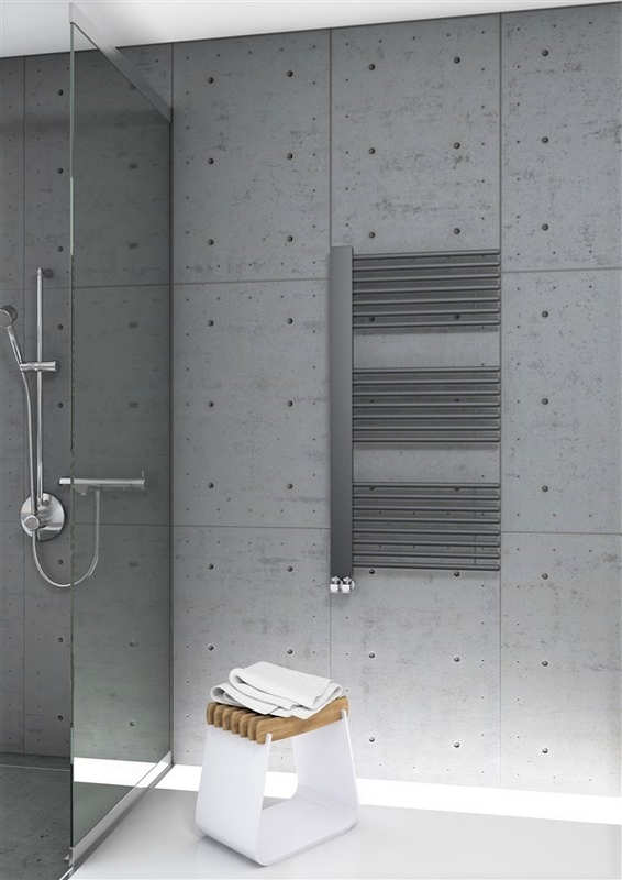 Male Decorative Towel Warmer 600x1190 Anthracite