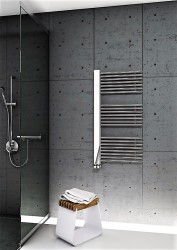 Male Decorative Towel Warmer 600x1190 Chrome - Thumbnail