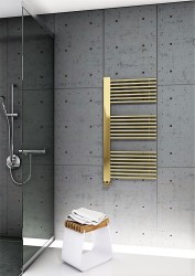 Male Decorative Towel Warmer 600x1190 Gold - Thumbnail