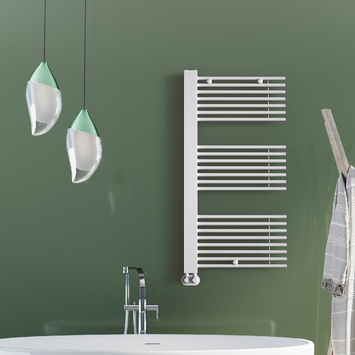 Radiva - Male Decorative Towel Warmer 600x1190 White Radiva - Male Decorative Towel Warmer 600x1190 White