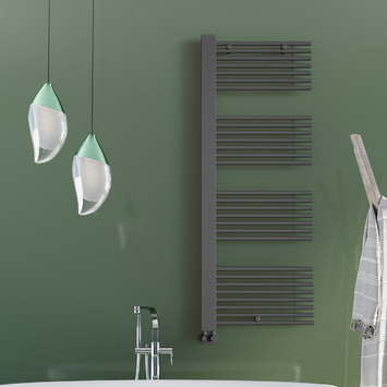 Radiva - Male Decorative Towel Warmer 600x1600 Anthracite