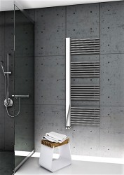 Male Decorative Towel Warmer 600x1600 Chrome - Thumbnail