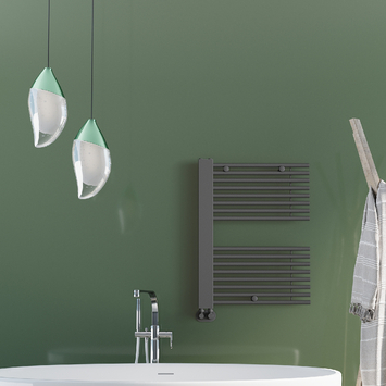 Radiva - Male Decorative Towel Warmer 600x800 Anthracite Radiva - Male Decorative Towel Warmer 600x800 Anthracite