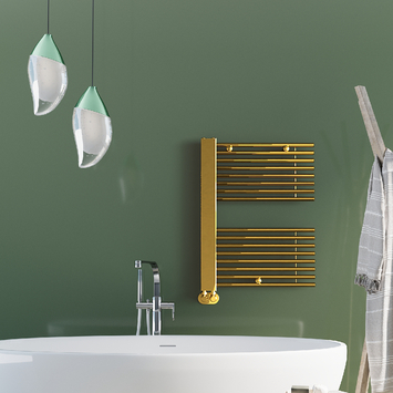 Radiva - Male Decorative Towel Warmer 600x800 Gold Radiva - Male Decorative Towel Warmer 600x800 Gold