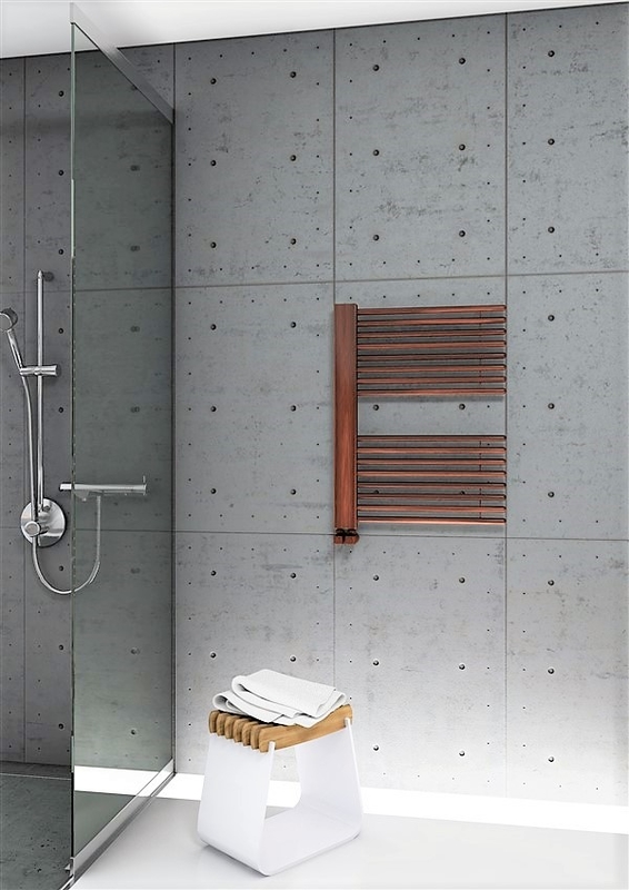 Male Decorative Towel Warmer 600x800 Wood Effect