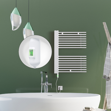 Radiva - Male Electric Towel Warmer 600x800 White (On/Off) 300 W Radiva - Male Electric Towel Warmer 600x800 White (On/Off) 300 W