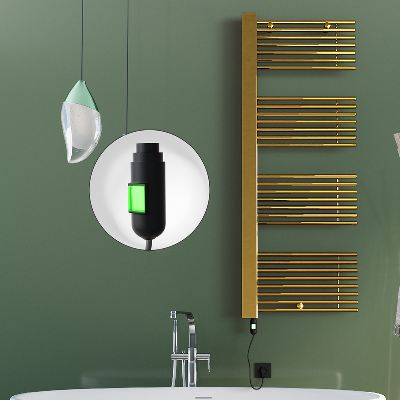 MALE Elektirikli Havlupan 600x1600 Altın (On/Off Düğmeli) 600W