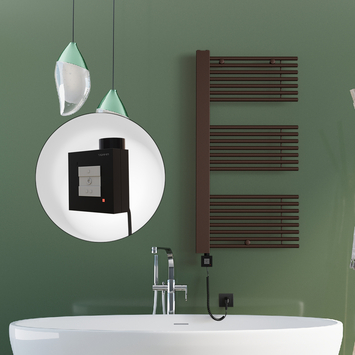 - Male Electric Towel Warmer 600x1190 Antique Copper Ktx1 300 W  - Male Electric Towel Warmer 600x1190 Antique Copper Ktx1 300 W