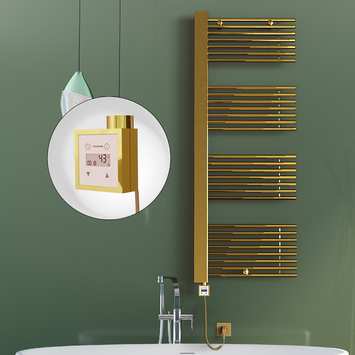 Radiva - Male Electric Towel Warmer 600x1600 Gold Ktx3 600 W Radiva - Male Electric Towel Warmer 600x1600 Gold Ktx3 600 W