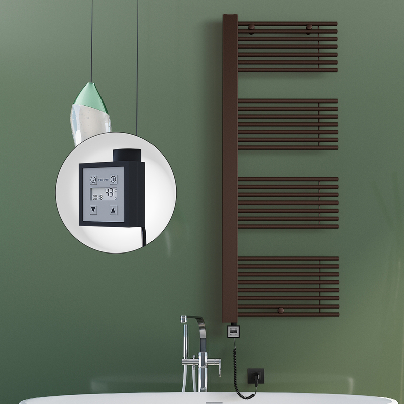 Male Electric Towel Warmer 600x1600 Antique Copper Ktx3 600 W
