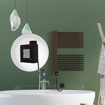- Male Electric Towel Warmer 600x800 Antique Copper Ktx1 300 W  - Male Electric Towel Warmer 600x800 Antique Copper Ktx1 300 W