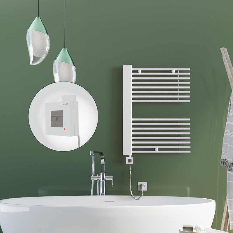 Male Electric Towel Warmer 600x800 White Ktx1 300 W