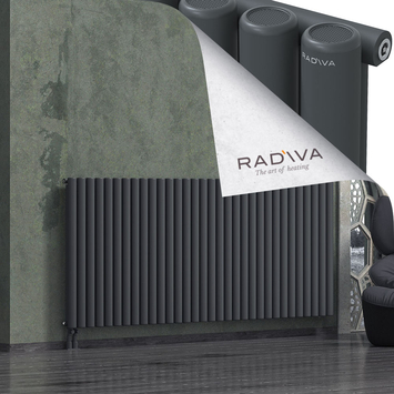 Mati Aluminium Radiator 1000x2364 Dark Anthracite - Thumbnail