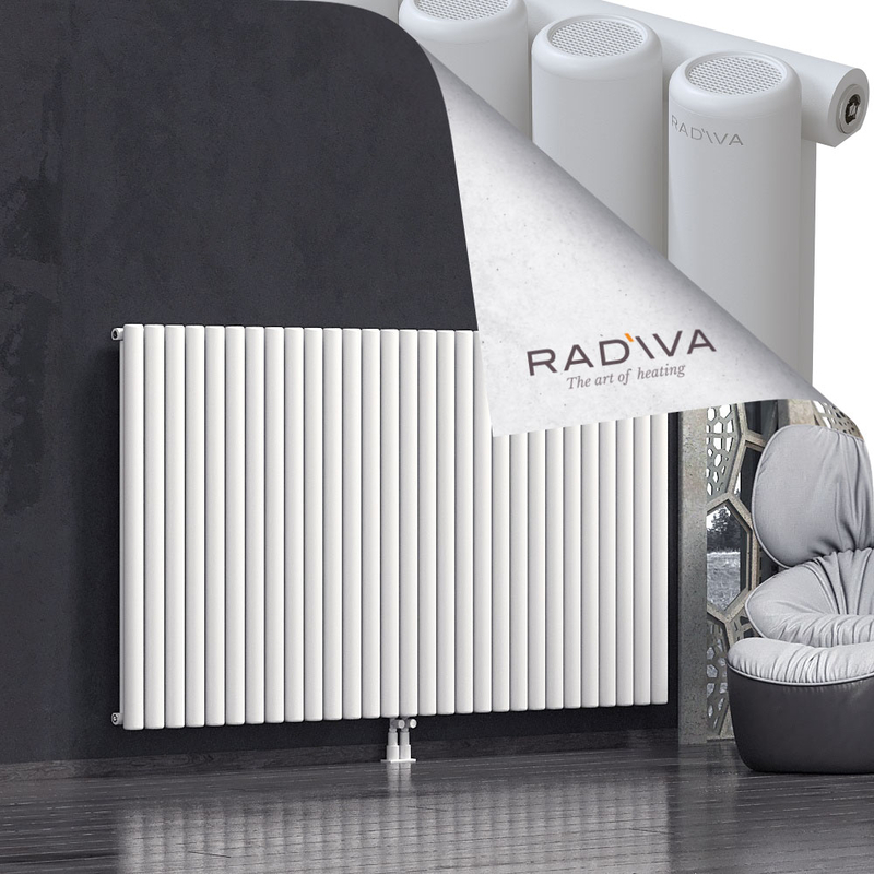 Mati Aluminium Radiator 1200x2142 White