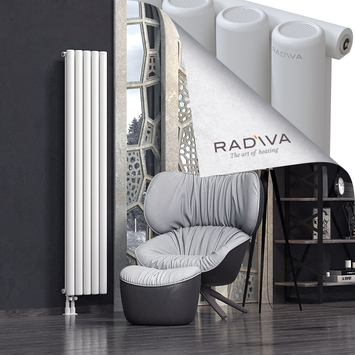 Mati Aluminium Radiator 1800x366 White - Thumbnail