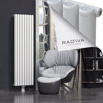 Mati Aluminium Radiator 1800x588 White - Thumbnail