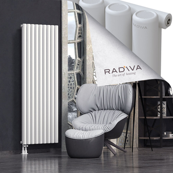 Mati Aluminium Radiator 1800x662 White - Thumbnail