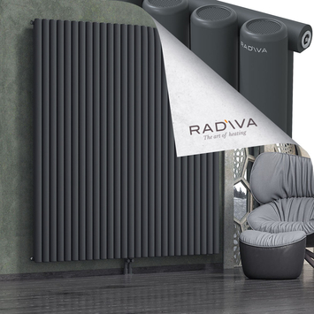 Mati Aluminium Radiator 2000x1994 Dark Anthracite - Thumbnail