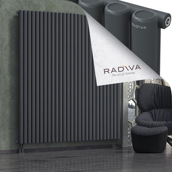 Mati Aluminium Radiator 2000x1994 Dark Anthracite - Thumbnail