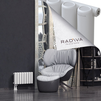 Mati Aluminium Radiator 300x588 White - Thumbnail