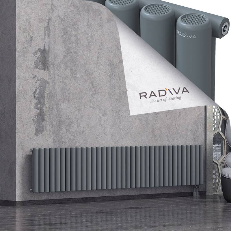 Mati Aluminium Radiator 500x2586 Anthracite