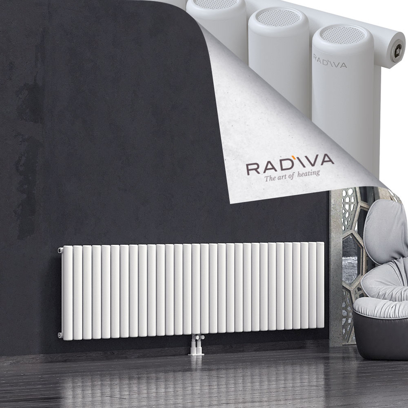 Mati Aluminium Radiator 600x2216 White