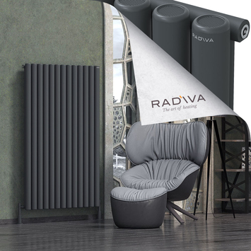 Radiva - Mati Alüminyum Radyatör 1500x958 Koyu Antrasit