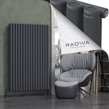 Radiva - Mati Alüminyum Radyatör 1600x1180 Koyu Antrasit