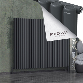 Radiva - Mati Alüminyum Radyatör 1600x2290 Koyu Antrasit