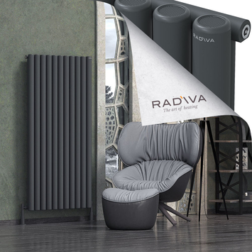 Radiva - Mati Alüminyum Radyatör 1600x810 Koyu Antrasit