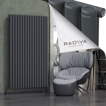 Radiva - Mati Alüminyum Radyatör 1800x1180 Koyu Antrasit