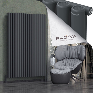 Radiva - Mati Alüminyum Radyatör 1800x1328 Koyu Antrasit