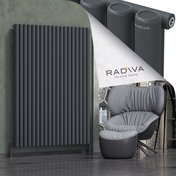 Radiva - Mati Alüminyum Radyatör 1800x1402 Koyu Antrasit