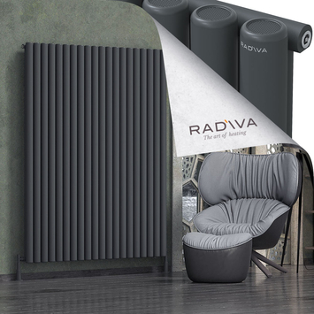 Radiva - Mati Alüminyum Radyatör 1800x1476 Koyu Antrasit