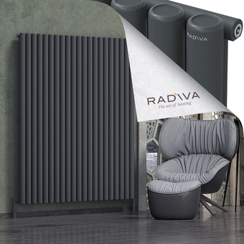 Radiva - Mati Alüminyum Radyatör 1800x1550 Koyu Antrasit