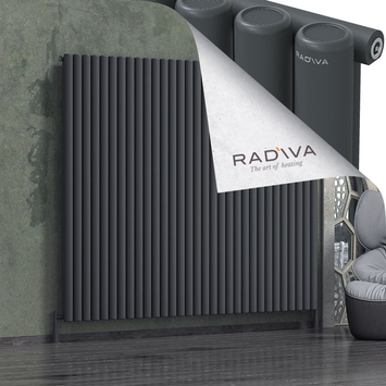 Radiva - Mati Alüminyum Radyatör 1800x2290 Koyu Antrasit